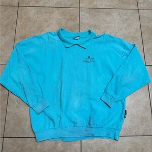 Vintage Apple Rare Staff Offsite Polo Long Sleeve Shirt Size Xl Made In U.S.A.